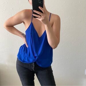 NWT Lush Royal Blue Camisole Top